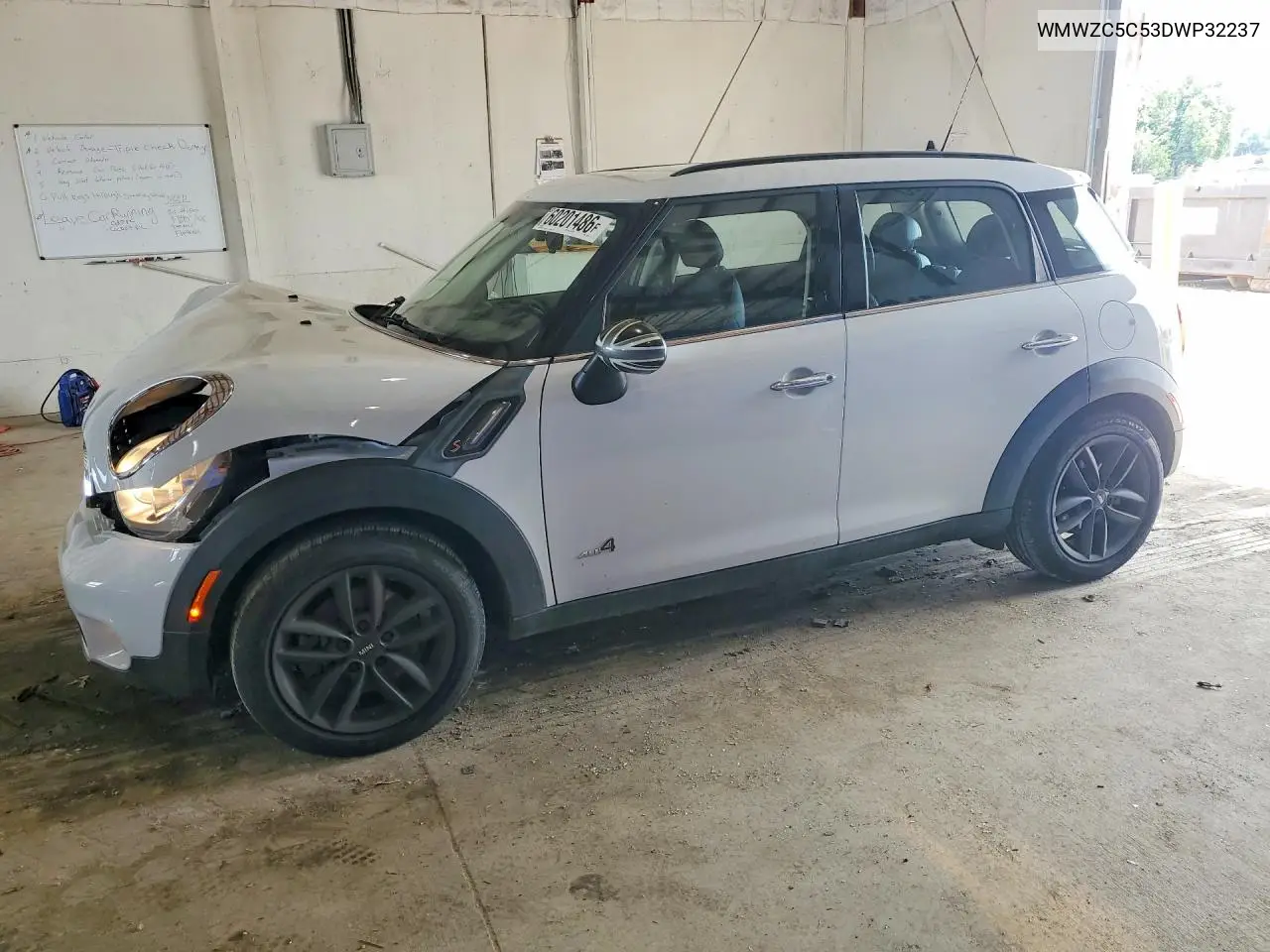 2013 Mini Cooper S Countryman VIN: WMWZC5C53DWP32237 Lot: 60201486
