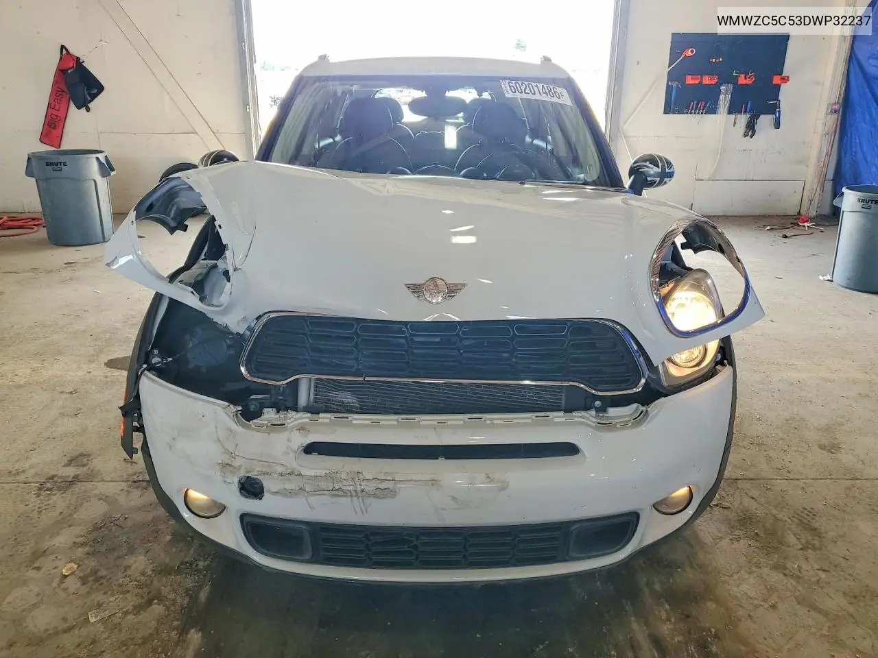 2013 Mini Cooper S Countryman VIN: WMWZC5C53DWP32237 Lot: 60201486