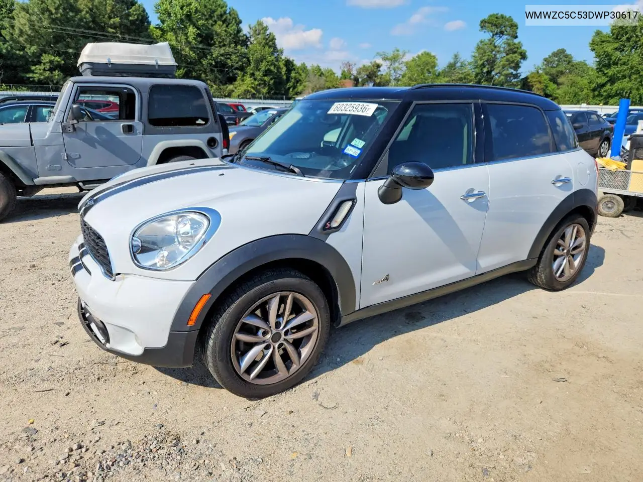2013 Mini Cooper S Countryman VIN: WMWZC5C53DWP30617 Lot: 60325936