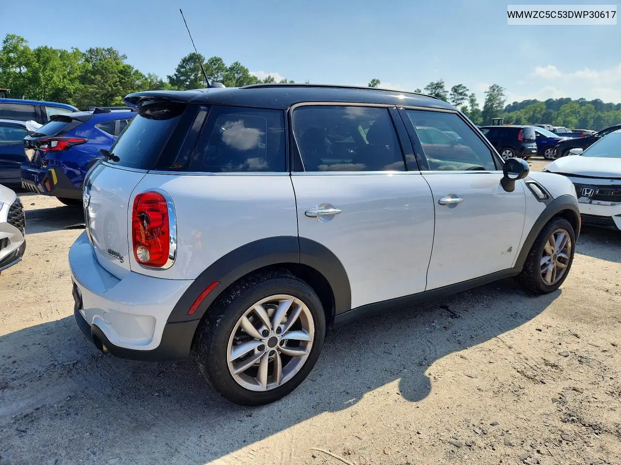 2013 Mini Cooper S Countryman VIN: WMWZC5C53DWP30617 Lot: 60325936