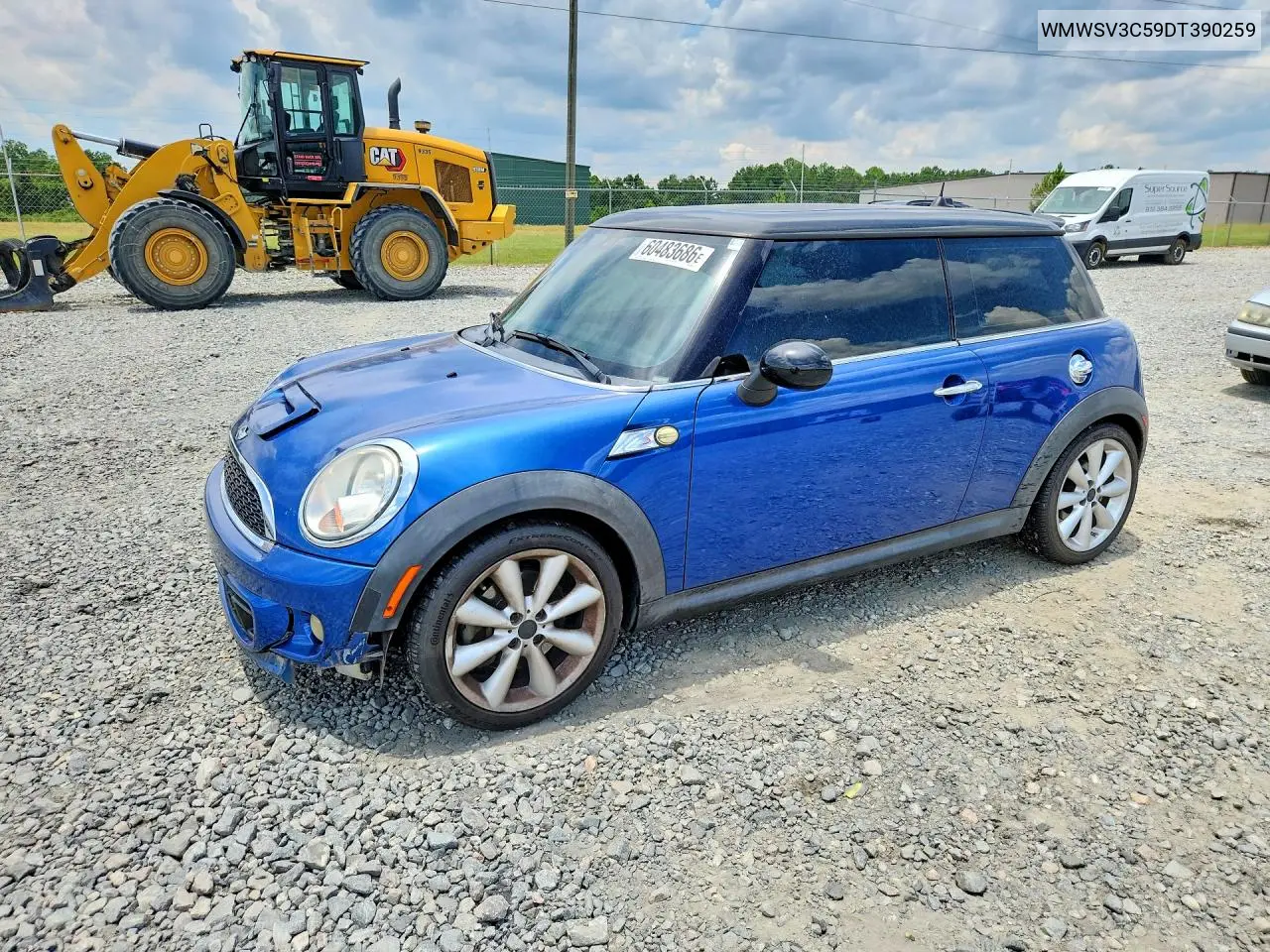 2013 Mini Cooper S VIN: WMWSV3C59DT390259 Lot: 60483686