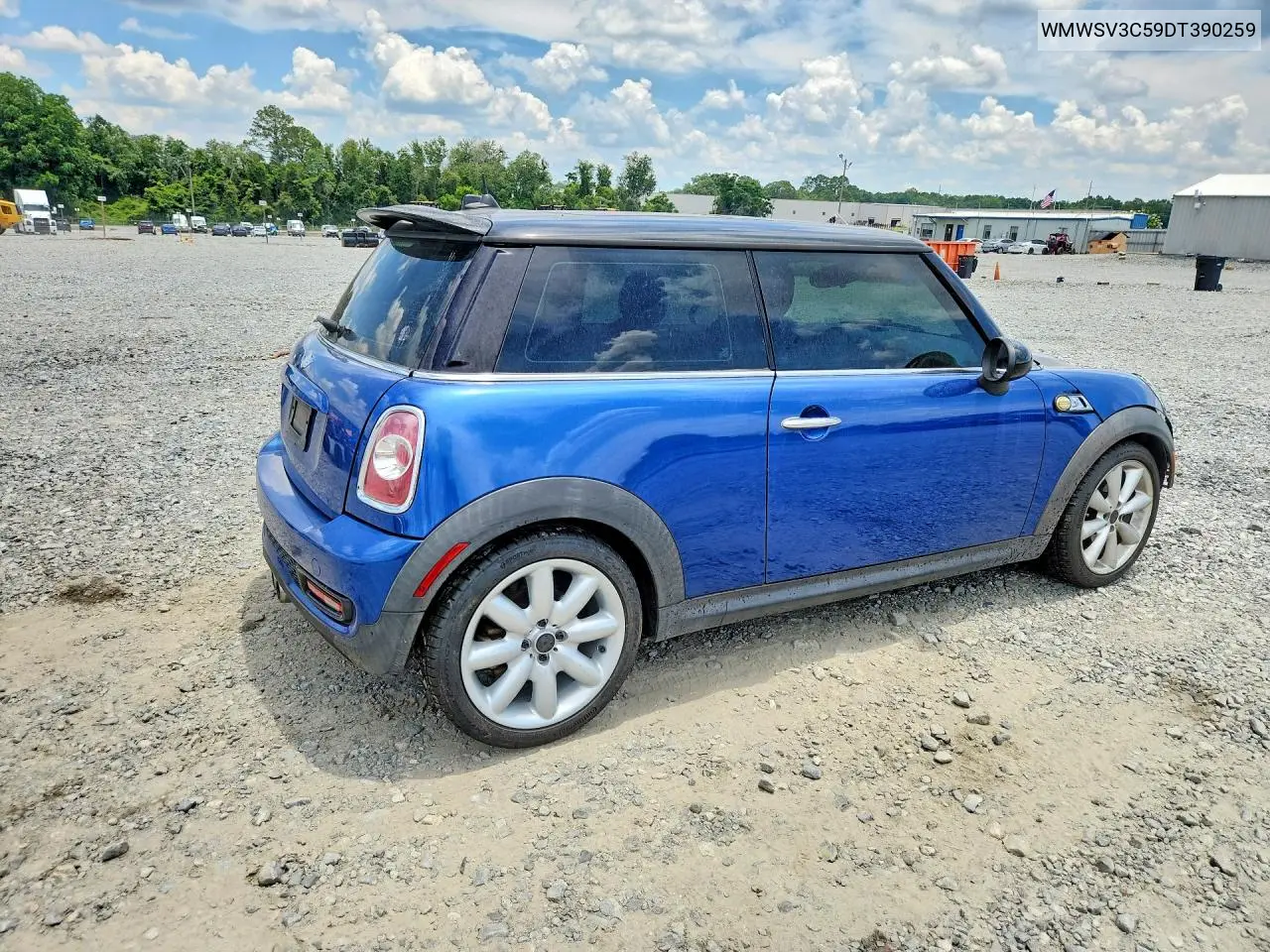 2013 Mini Cooper S VIN: WMWSV3C59DT390259 Lot: 60483686