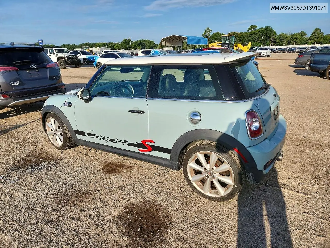 2013 Mini Cooper S VIN: WMWSV3C57DT391071 Lot: 60641616