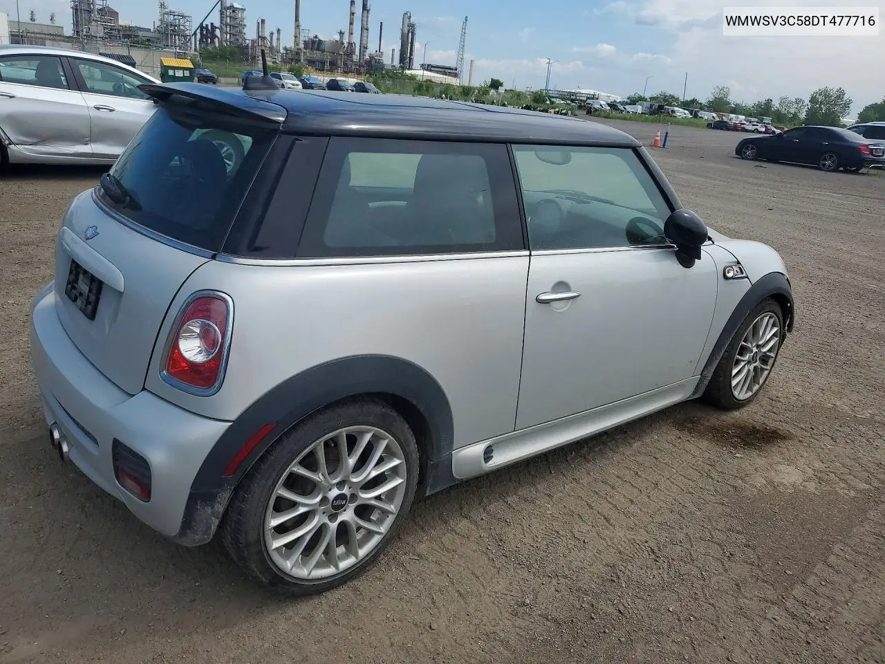 2013 Mini Cooper S VIN: WMWSV3C58DT477716 Lot: 60761246