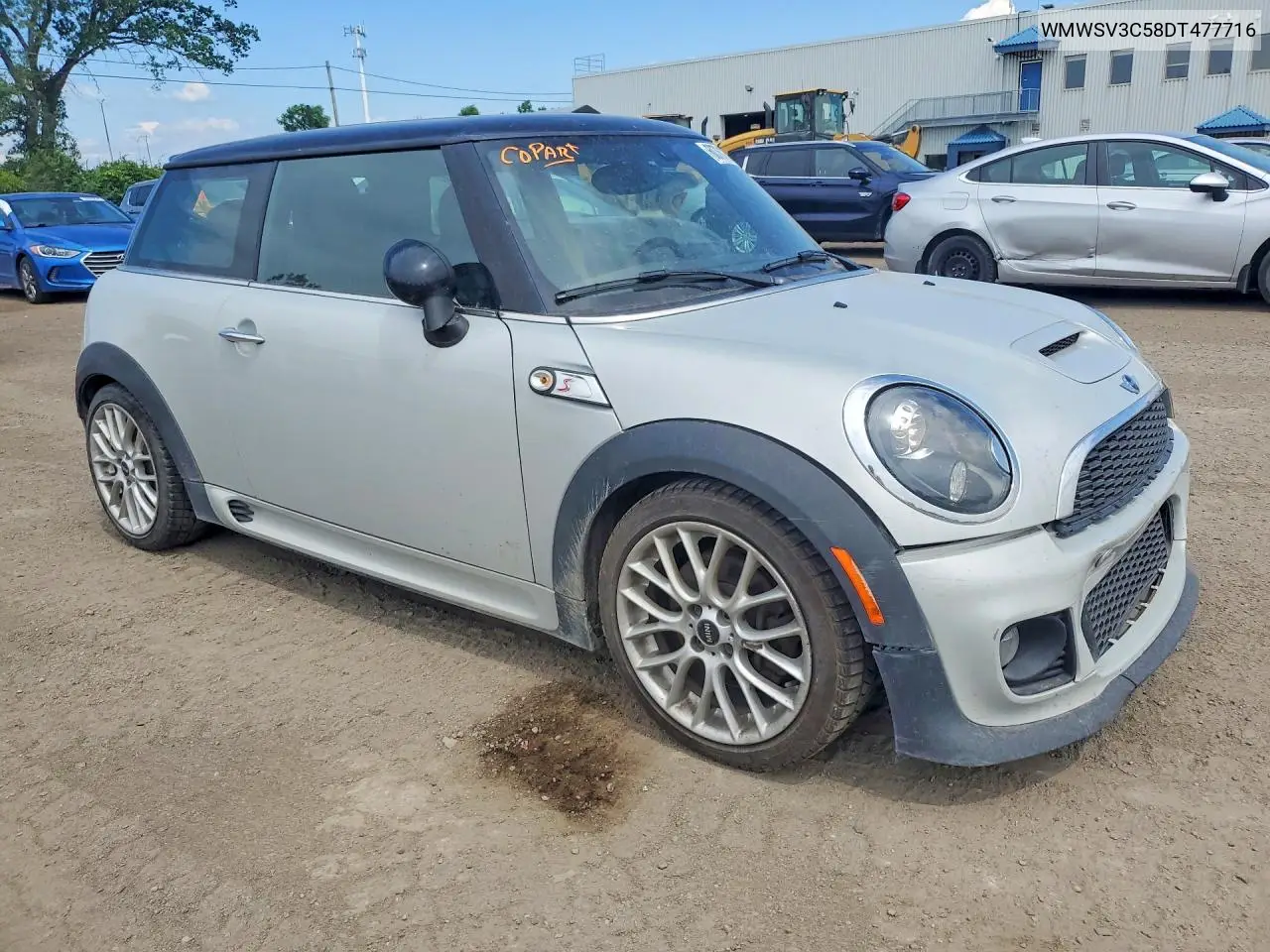 2013 Mini Cooper S VIN: WMWSV3C58DT477716 Lot: 60761246