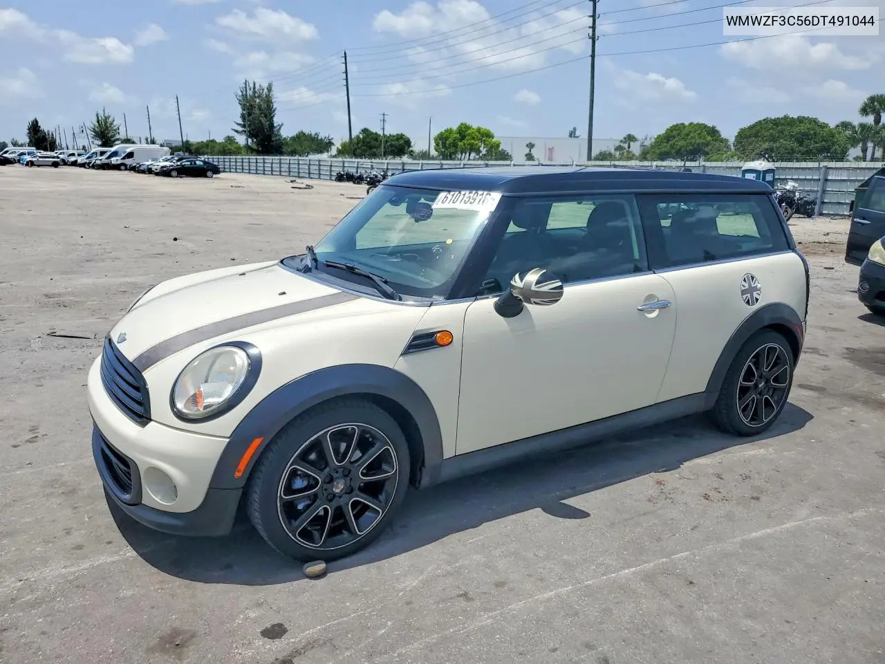 2013 Mini Cooper Clubman VIN: WMWZF3C56DT491044 Lot: 61015916