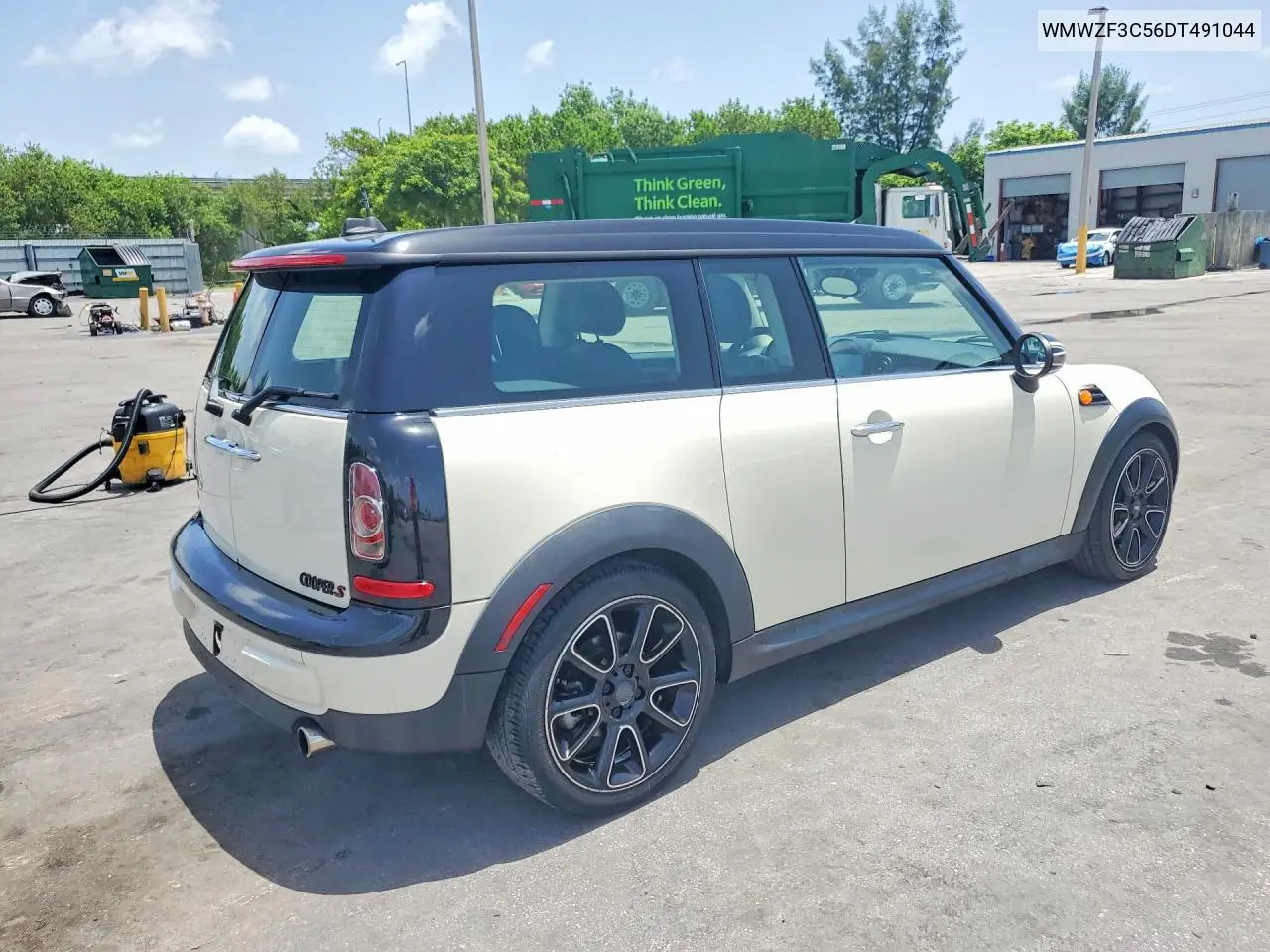 2013 Mini Cooper Clubman VIN: WMWZF3C56DT491044 Lot: 61015916