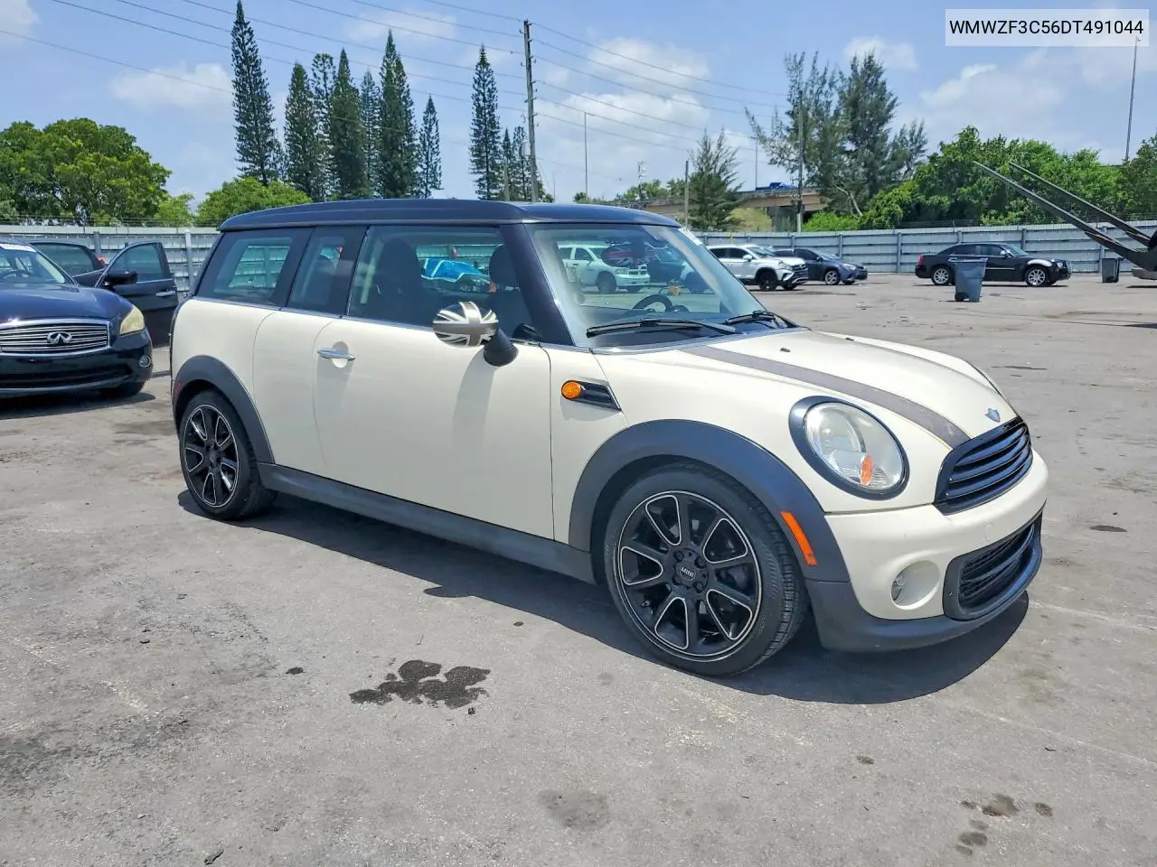 2013 Mini Cooper Clubman VIN: WMWZF3C56DT491044 Lot: 61015916