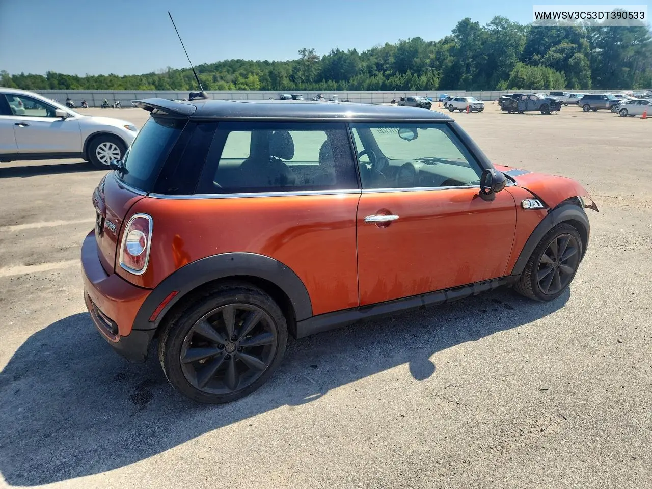 2013 Mini Cooper S VIN: WMWSV3C53DT390533 Lot: 61117176