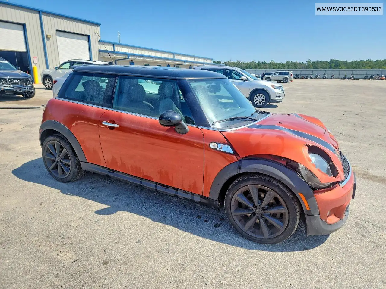 2013 Mini Cooper S VIN: WMWSV3C53DT390533 Lot: 61117176