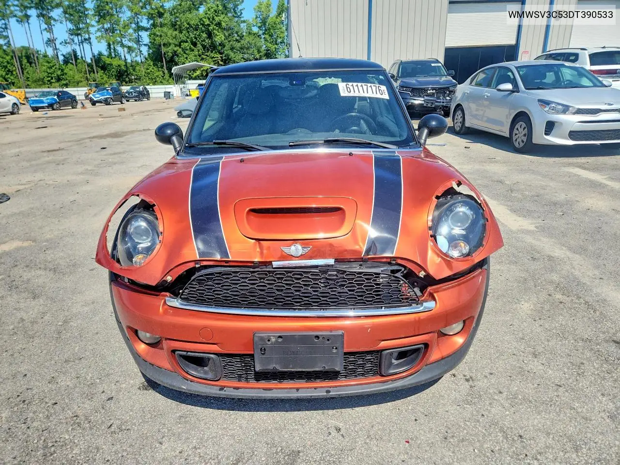 2013 Mini Cooper S VIN: WMWSV3C53DT390533 Lot: 61117176