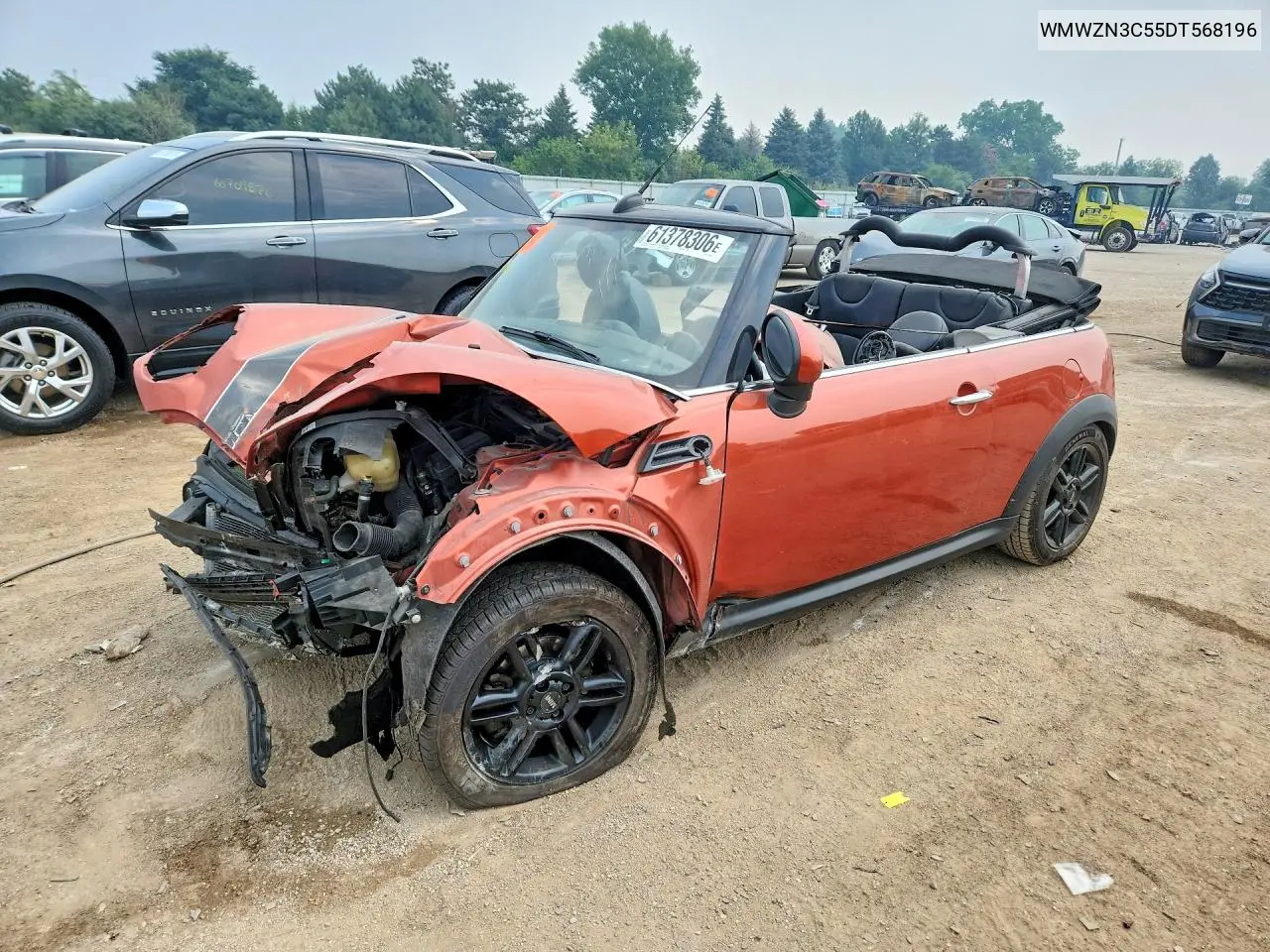 2013 Mini Cooper VIN: WMWZN3C55DT568196 Lot: 61378306