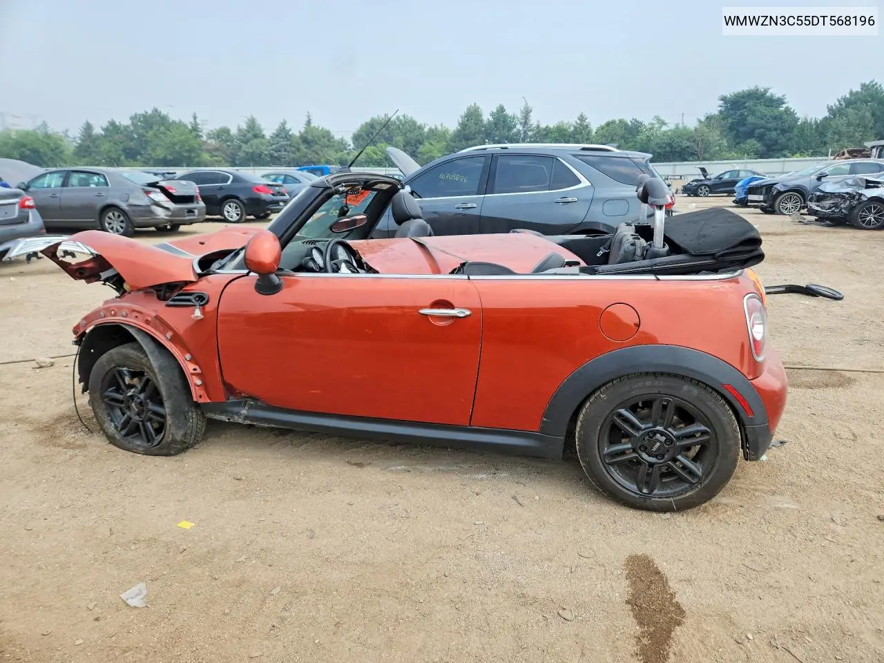 2013 Mini Cooper VIN: WMWZN3C55DT568196 Lot: 61378306
