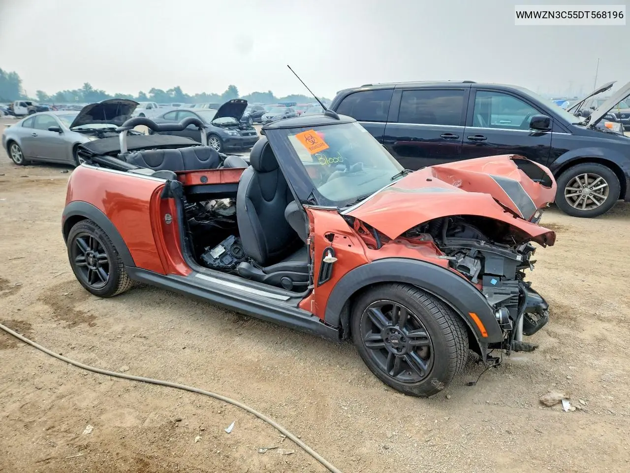 2013 Mini Cooper VIN: WMWZN3C55DT568196 Lot: 61378306