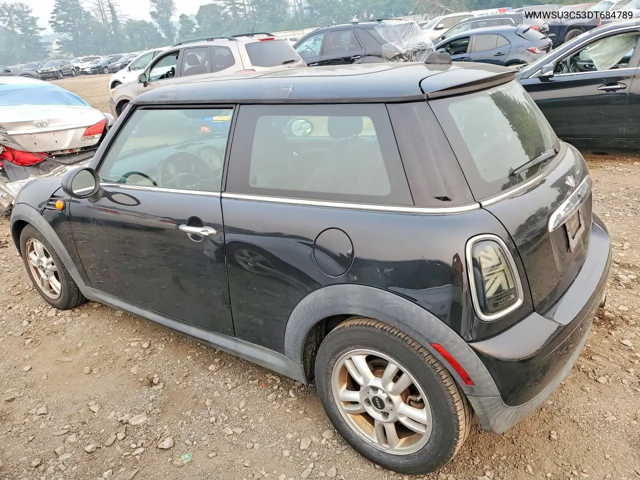 2013 Mini Cooper VIN: WMWSU3C53DT684789 Lot: 61545086