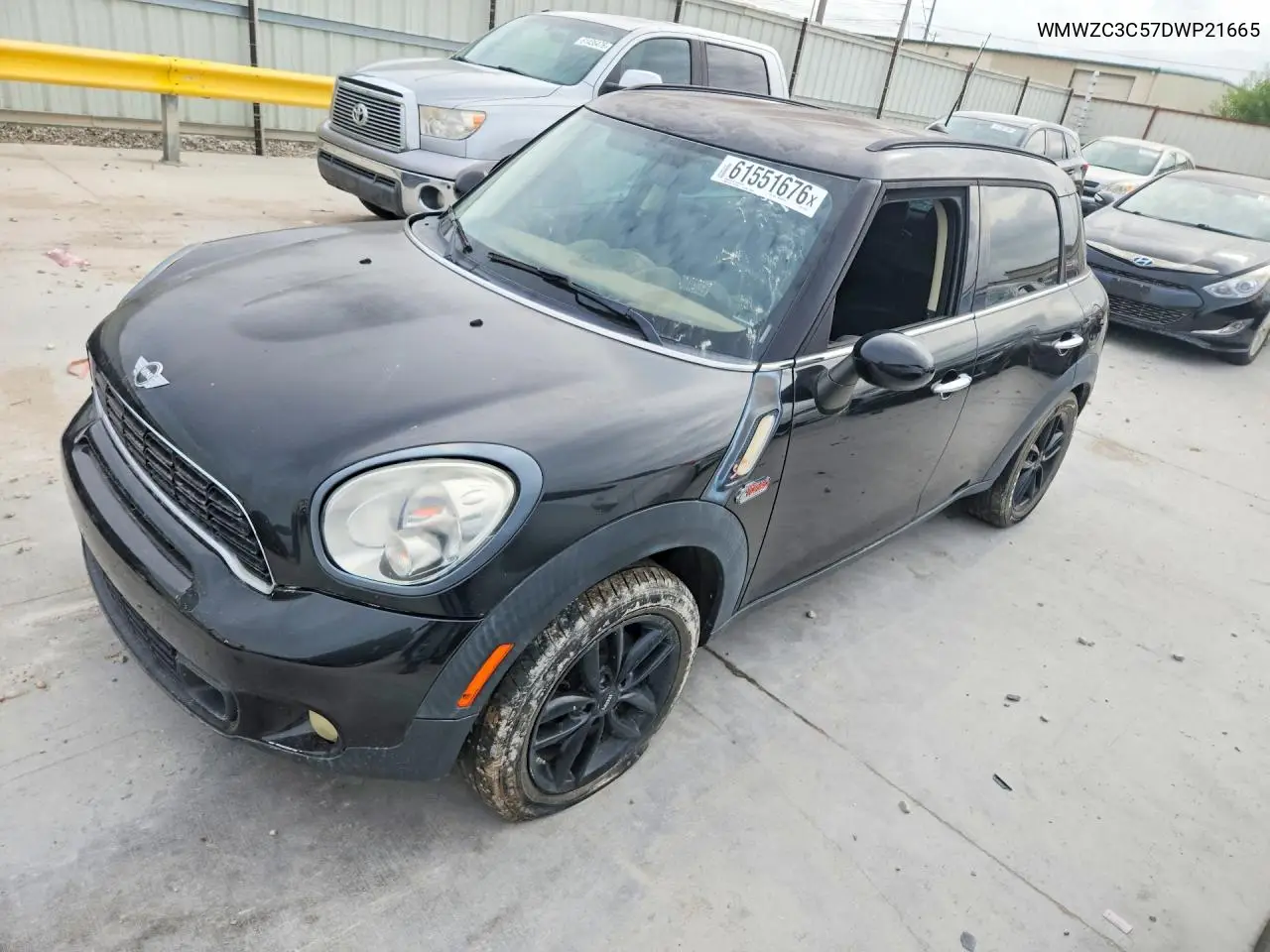 2013 Mini Cooper S Countryman VIN: WMWZC3C57DWP21665 Lot: 61551676
