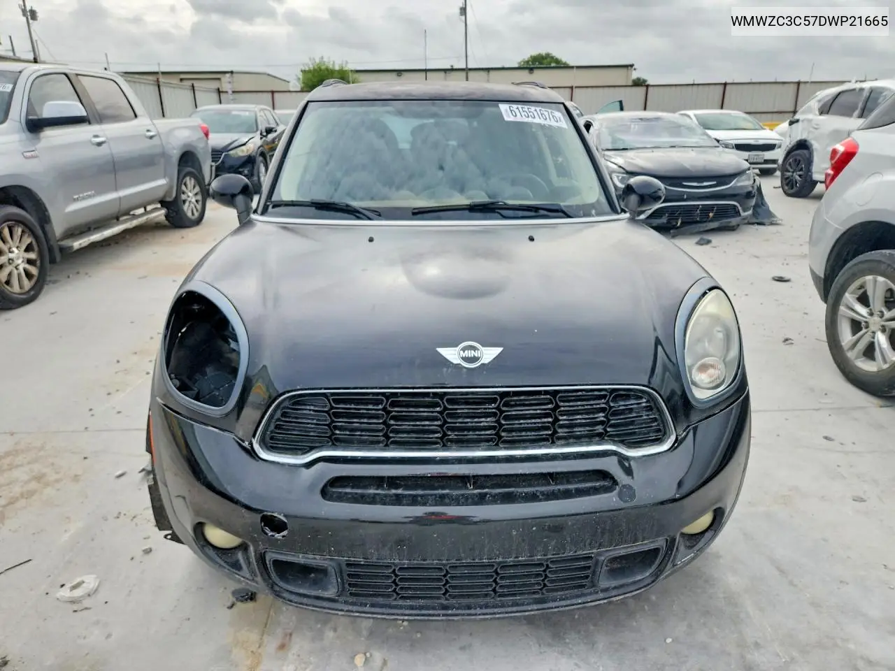2013 Mini Cooper S Countryman VIN: WMWZC3C57DWP21665 Lot: 61551676