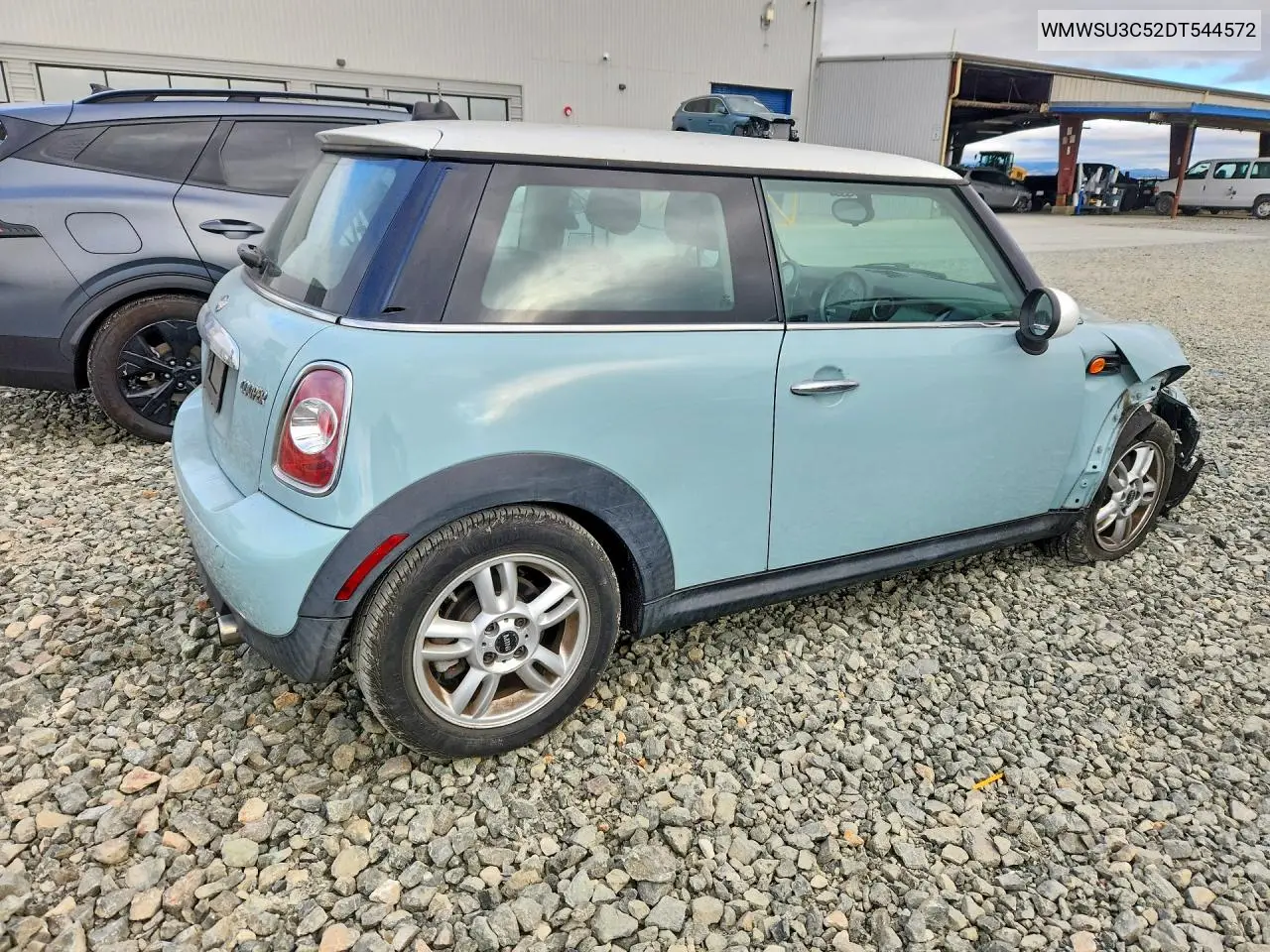2013 Mini Cooper VIN: WMWSU3C52DT544572 Lot: 61818076