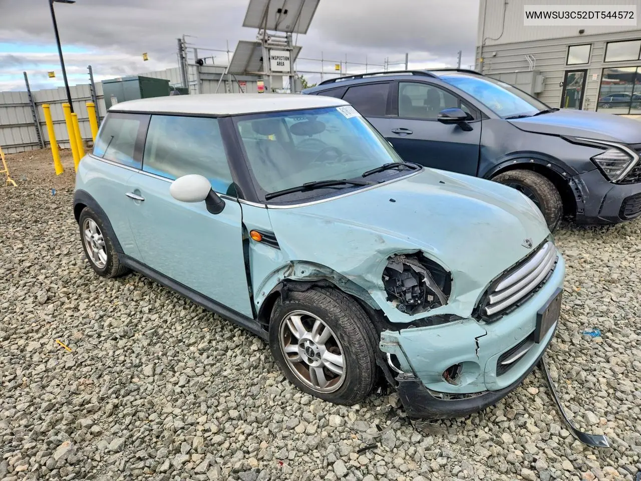 2013 Mini Cooper VIN: WMWSU3C52DT544572 Lot: 61818076