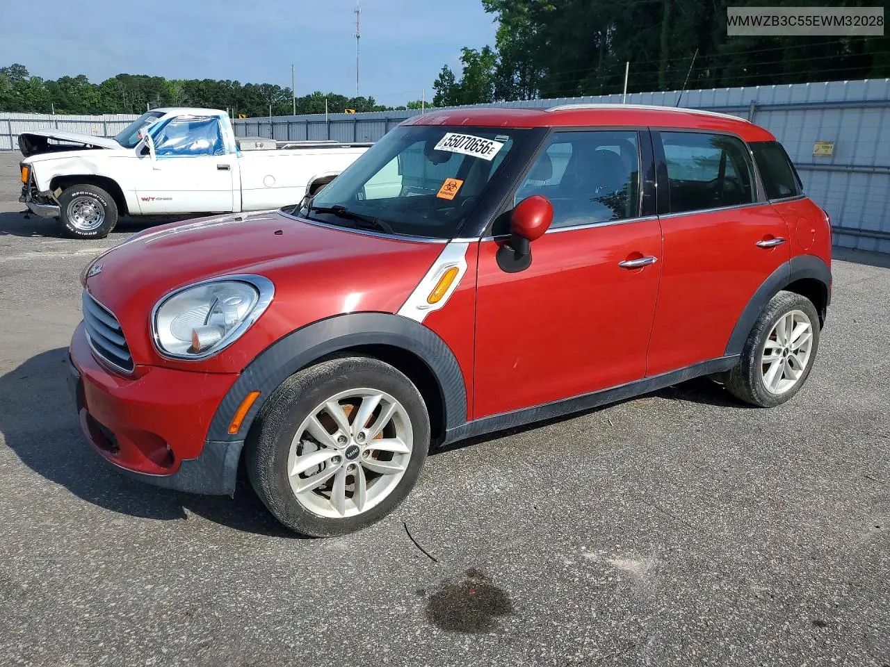 WMWZB3C55EWM32028 2014 Mini Cooper Countryman