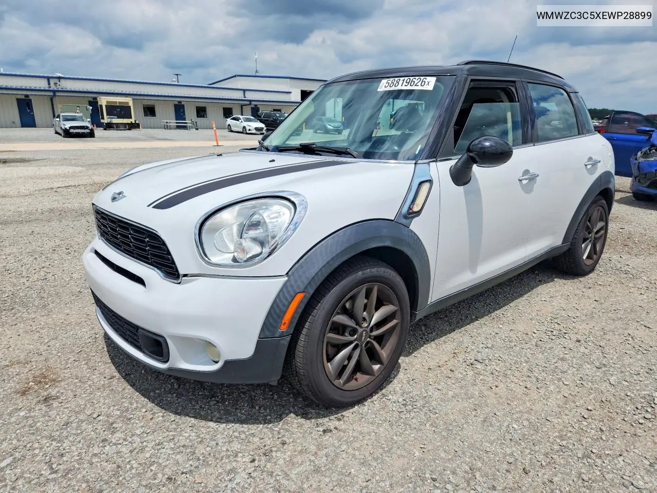 2014 Mini Cooper S Countryman VIN: WMWZC3C5XEWP28899 Lot: 58819626