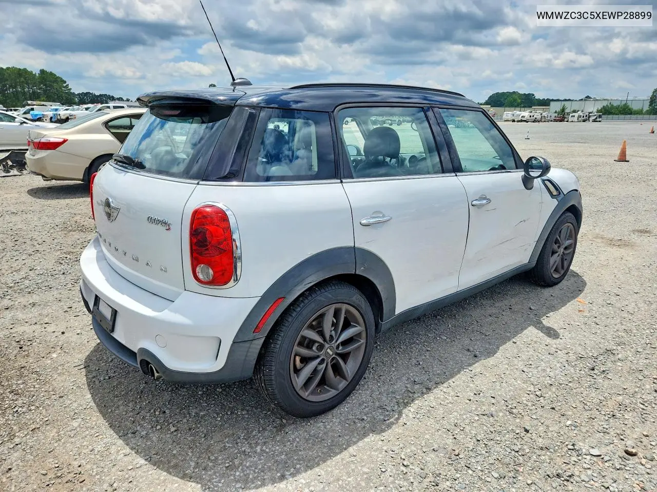 2014 Mini Cooper S Countryman VIN: WMWZC3C5XEWP28899 Lot: 58819626