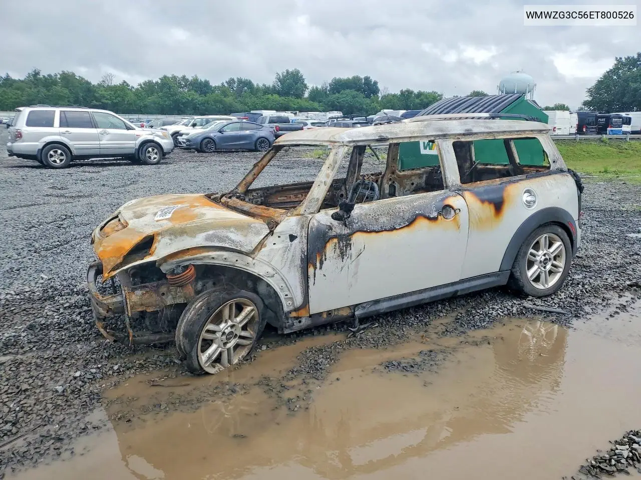 2014 Mini Cooper S Clubman VIN: WMWZG3C56ET800526 Lot: 58887596