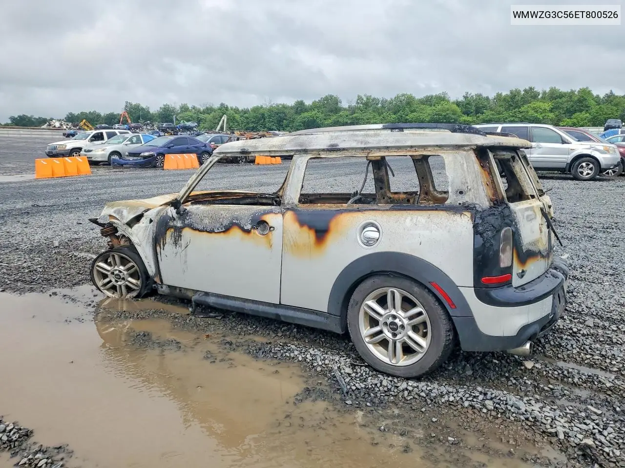 2014 Mini Cooper S Clubman VIN: WMWZG3C56ET800526 Lot: 58887596