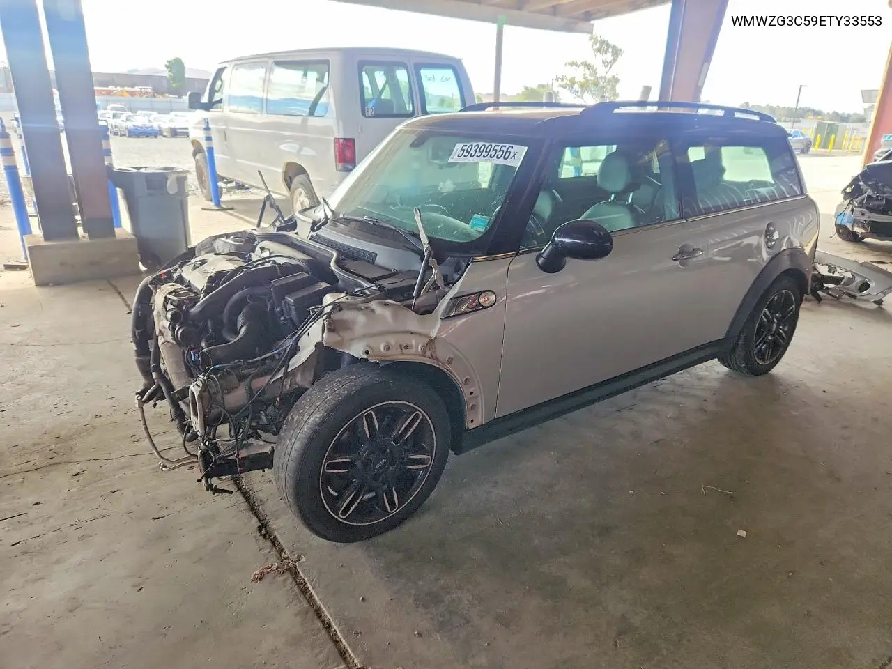 2014 Mini Cooper S Clubman VIN: WMWZG3C59ETY33553 Lot: 59399556