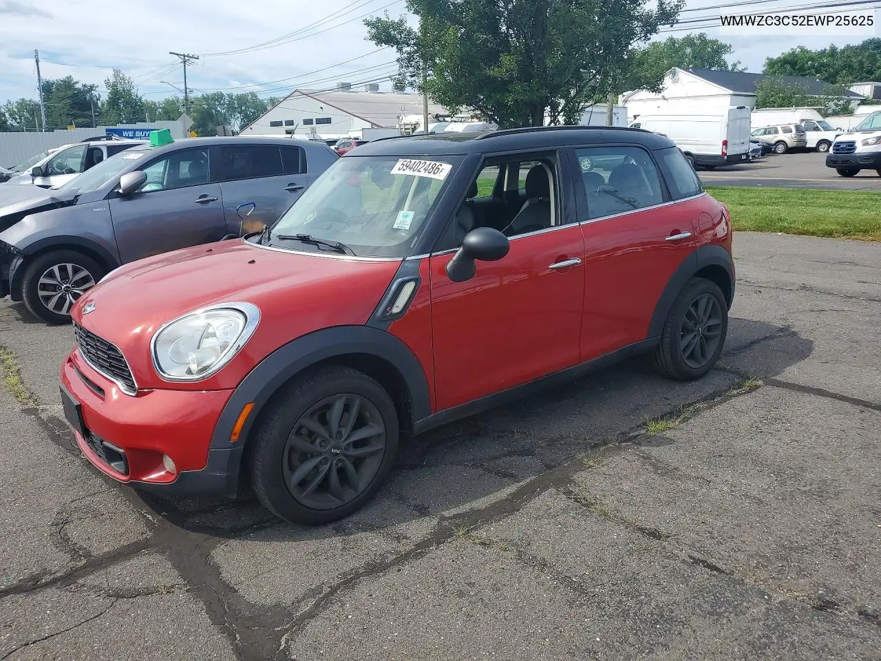 2014 Mini Cooper S Countryman VIN: WMWZC3C52EWP25625 Lot: 59402486