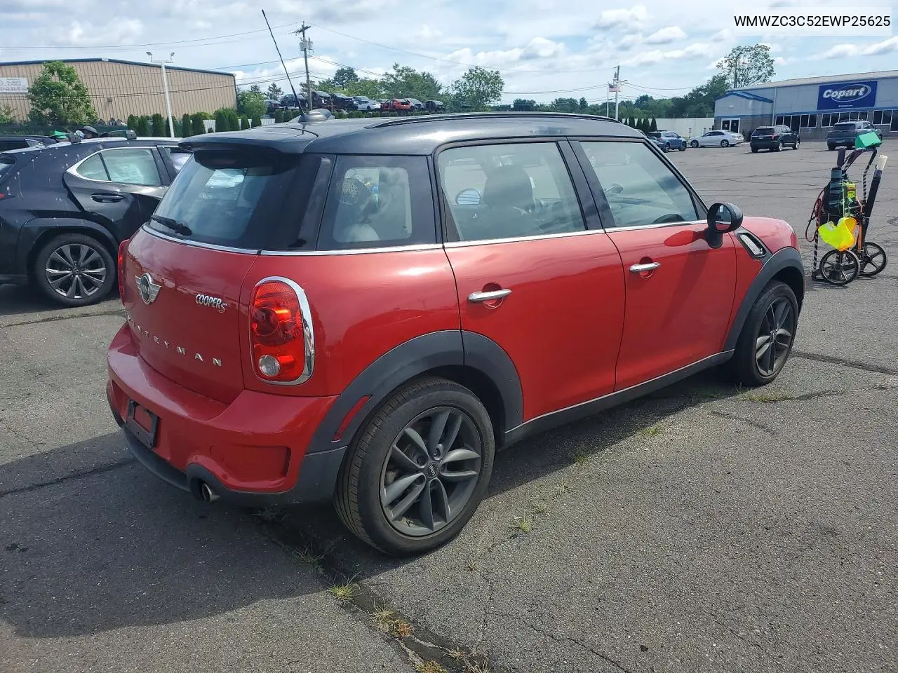 2014 Mini Cooper S Countryman VIN: WMWZC3C52EWP25625 Lot: 59402486