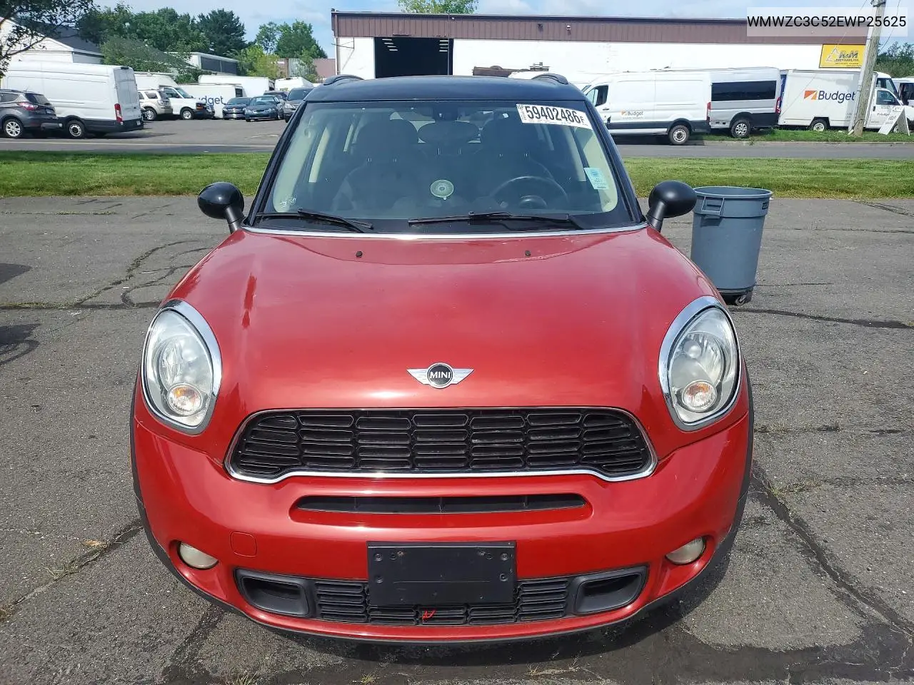 2014 Mini Cooper S Countryman VIN: WMWZC3C52EWP25625 Lot: 59402486