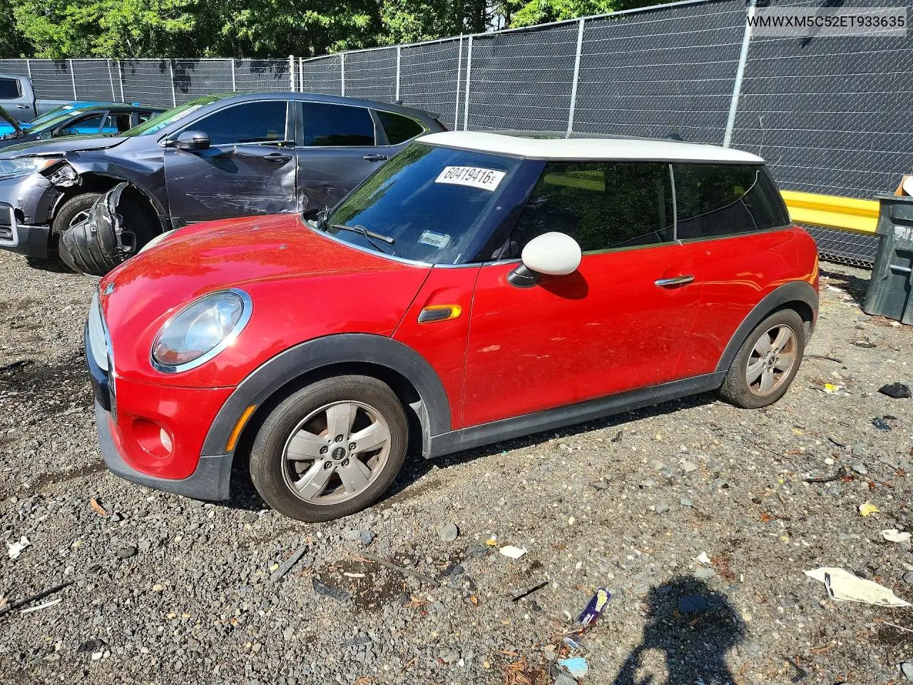2014 Mini Cooper VIN: WMWXM5C52ET933635 Lot: 60419416