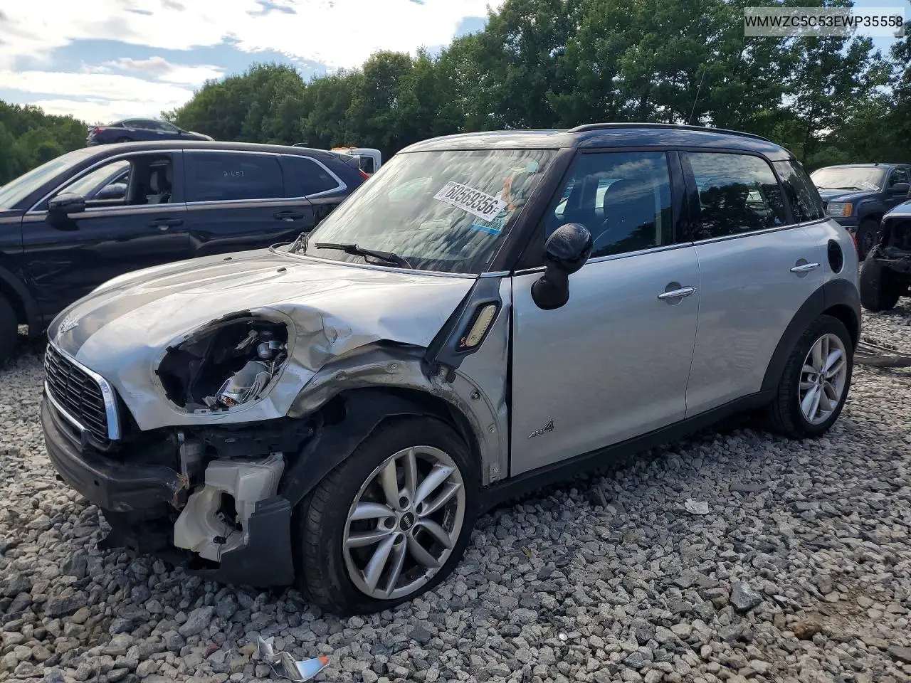 2014 Mini Cooper S Countryman VIN: WMWZC5C53EWP35558 Lot: 60569356