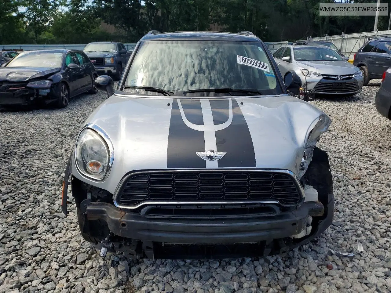 2014 Mini Cooper S Countryman VIN: WMWZC5C53EWP35558 Lot: 60569356