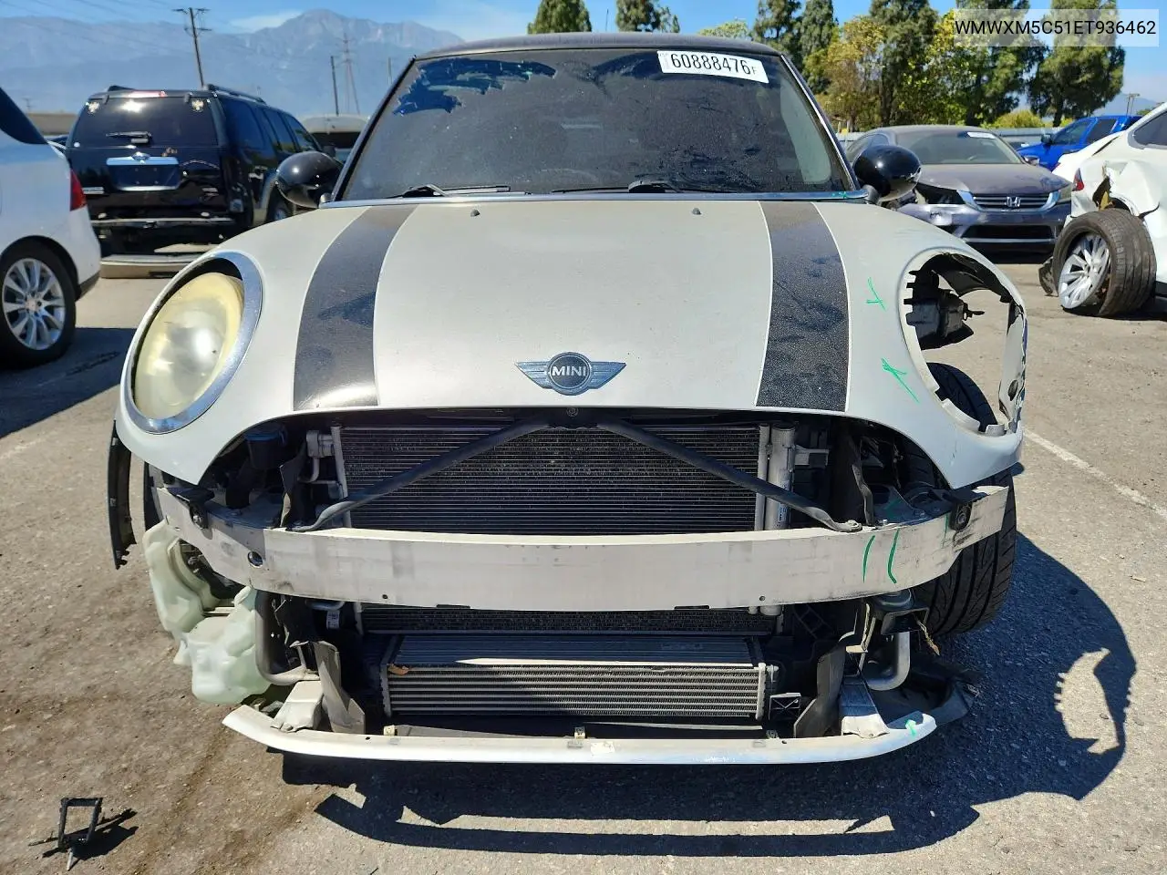2014 Mini Cooper VIN: WMWXM5C51ET936462 Lot: 60888476