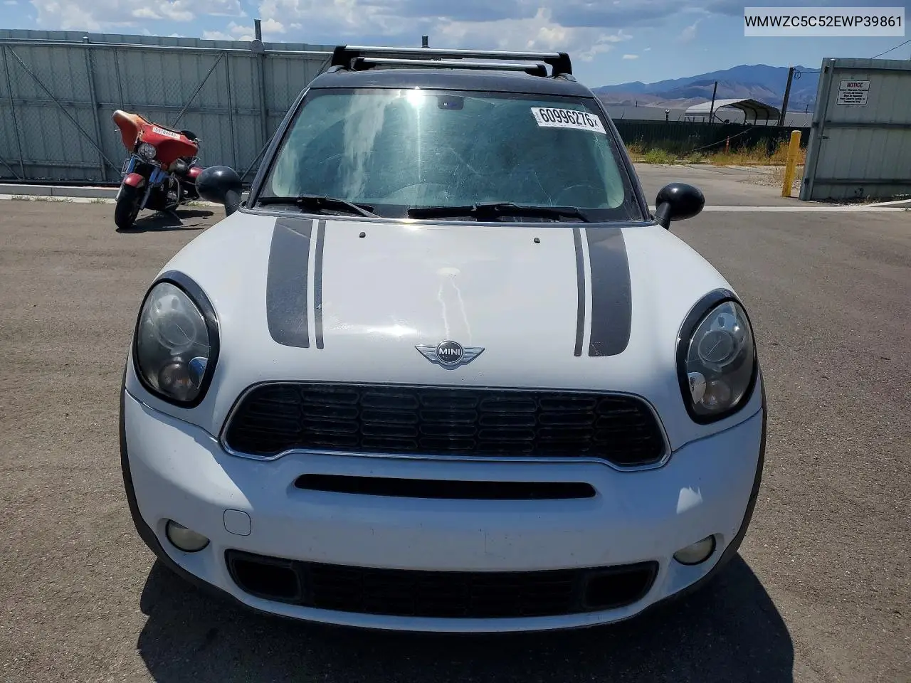 2014 Mini Cooper S Countryman VIN: WMWZC5C52EWP39861 Lot: 60996276
