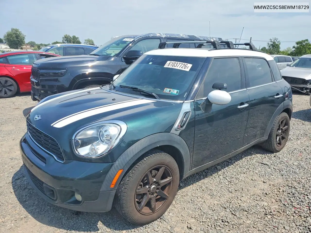 2014 Mini Cooper S Countryman VIN: WMWZC5C58EWM18729 Lot: 61037726