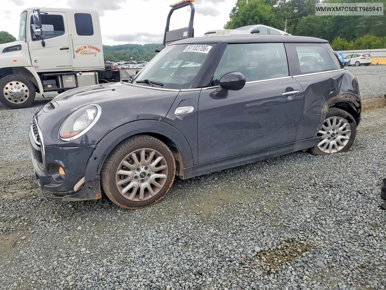 2014 Mini Cooper S VIN: WMWXM7C50ET985941 Lot: 61102706