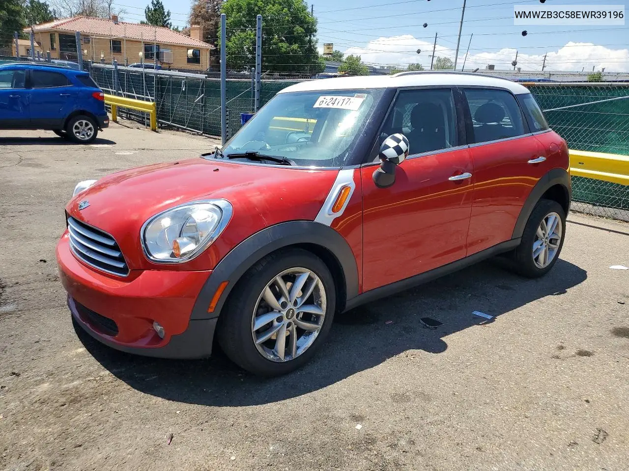 2014 Mini Cooper Countryman VIN: WMWZB3C58EWR39196 Lot: 61241176