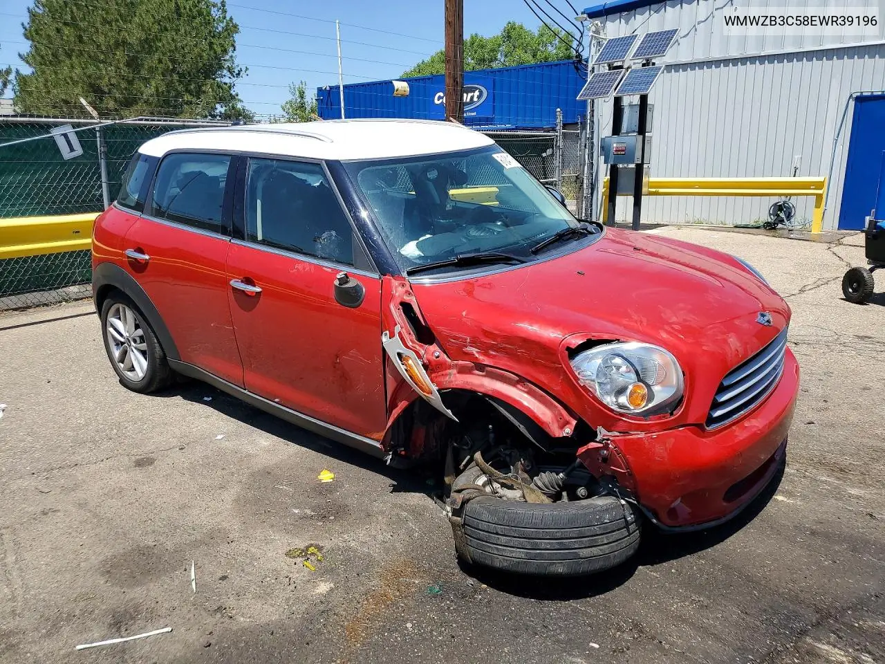 2014 Mini Cooper Countryman VIN: WMWZB3C58EWR39196 Lot: 61241176