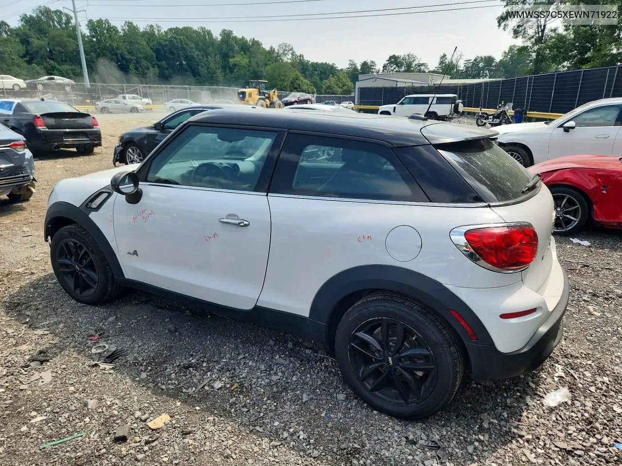 2014 Mini Cooper S Paceman VIN: WMWSS7C5XEWN71922 Lot: 61437356