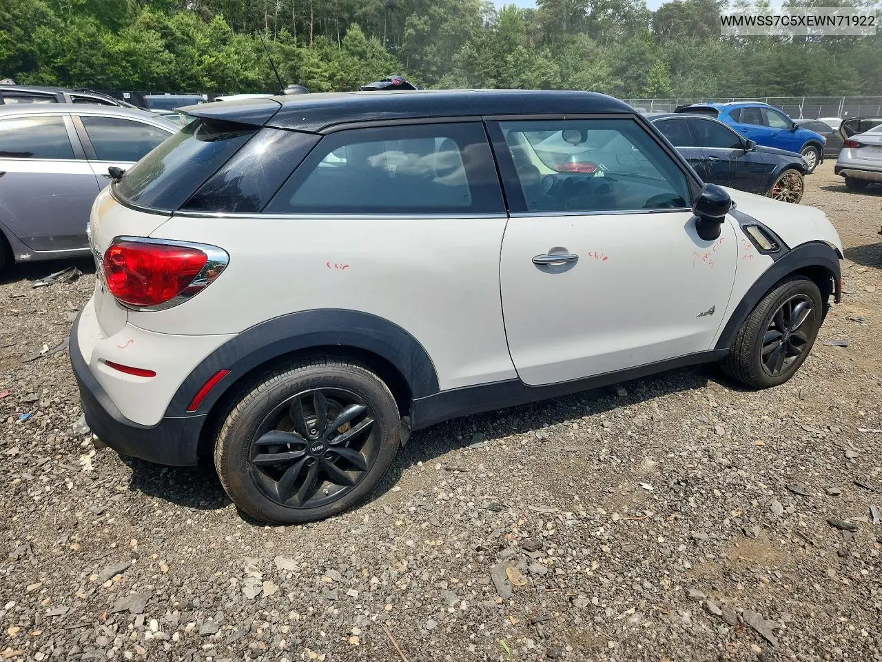 2014 Mini Cooper S Paceman VIN: WMWSS7C5XEWN71922 Lot: 61437356