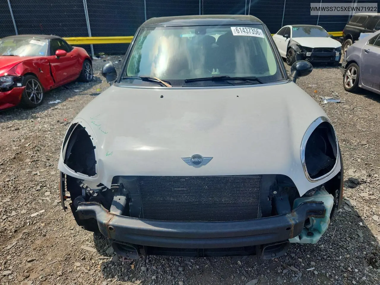2014 Mini Cooper S Paceman VIN: WMWSS7C5XEWN71922 Lot: 61437356