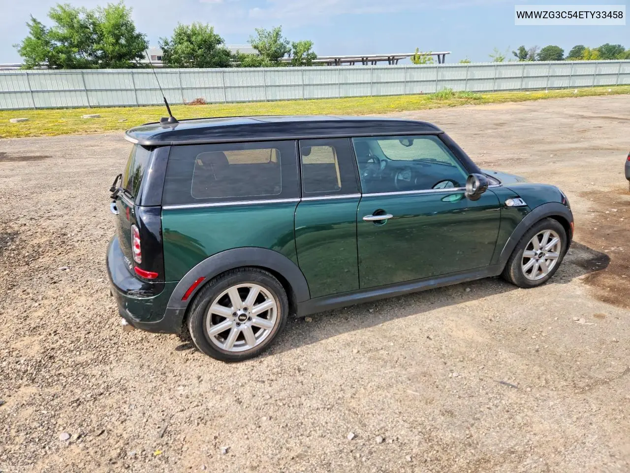 2014 Mini Cooper S Clubman VIN: WMWZG3C54ETY33458 Lot: 61920686