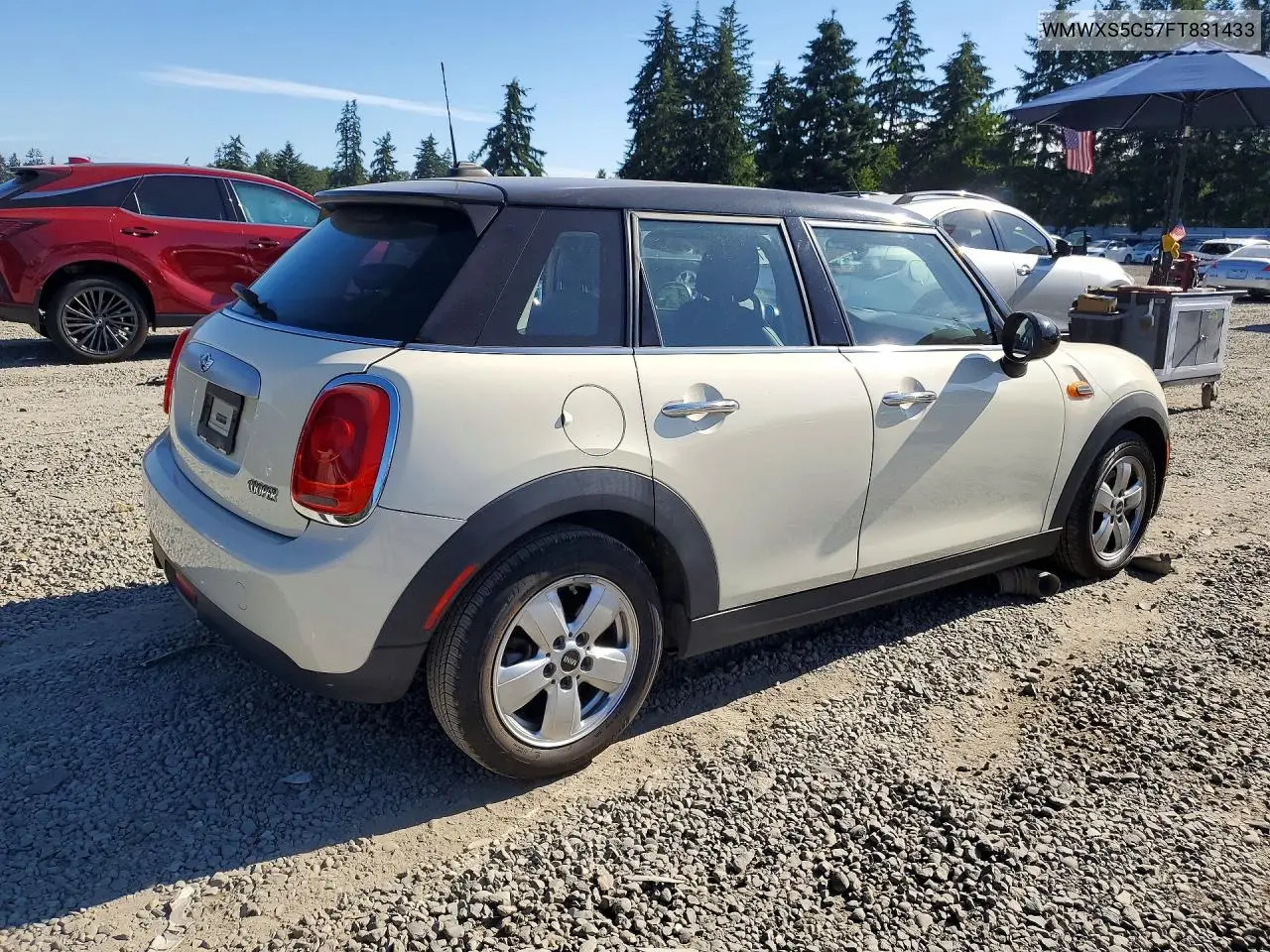 2015 Mini Cooper VIN: WMWXS5C57FT831433 Lot: 60126876