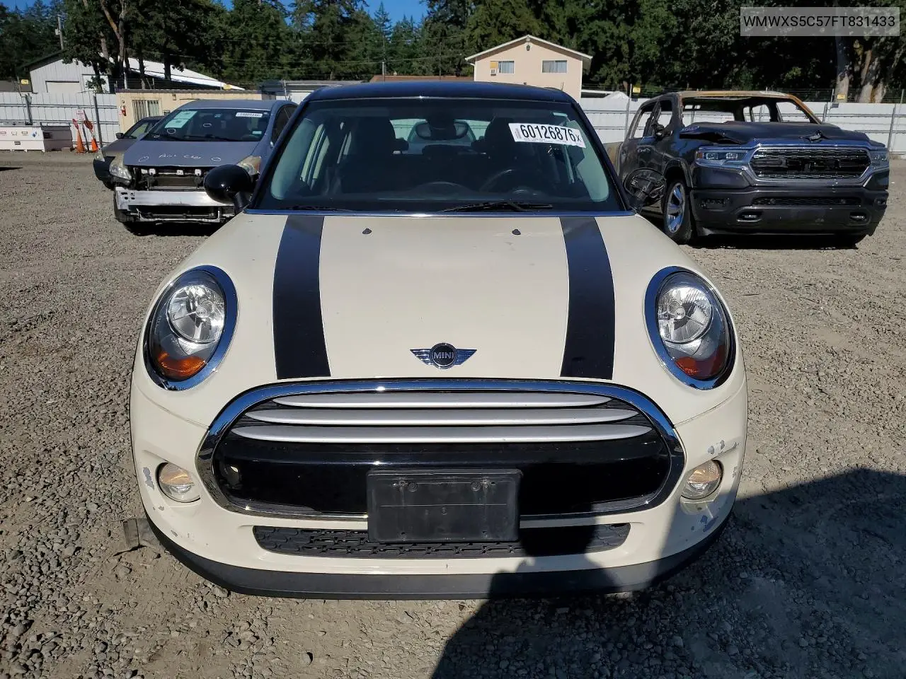 2015 Mini Cooper VIN: WMWXS5C57FT831433 Lot: 60126876