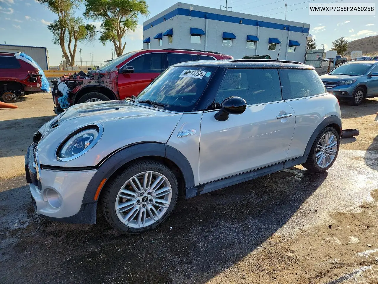 2015 Mini Cooper S VIN: WMWXP7C58F2A60258 Lot: 60518736