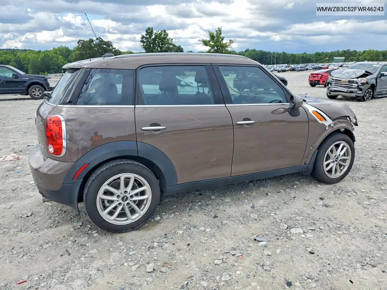 2015 Mini Cooper Countryman VIN: WMWZB3C52FWR46243 Lot: 60757476