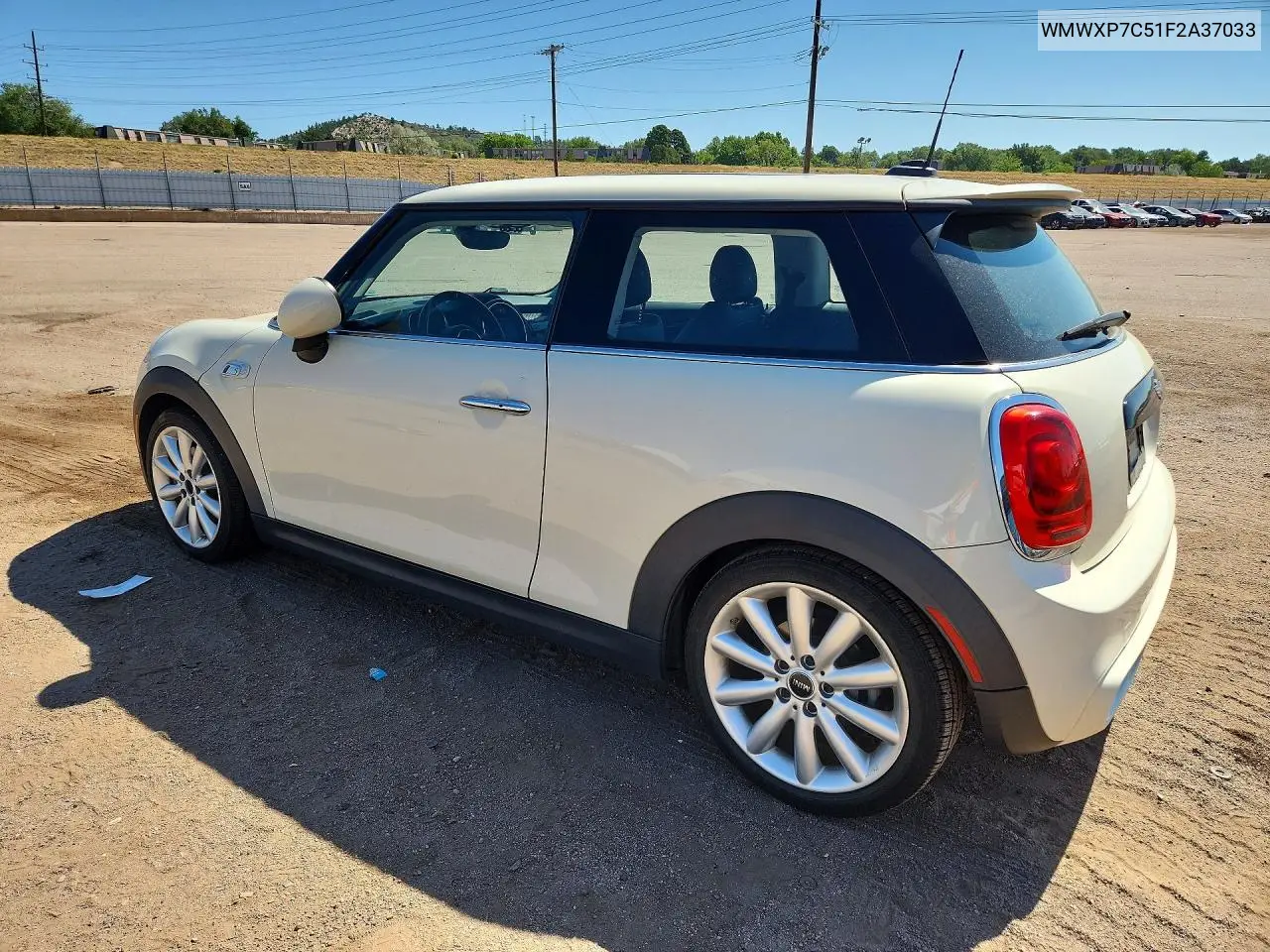 2015 Mini Cooper S VIN: WMWXP7C51F2A37033 Lot: 60832036